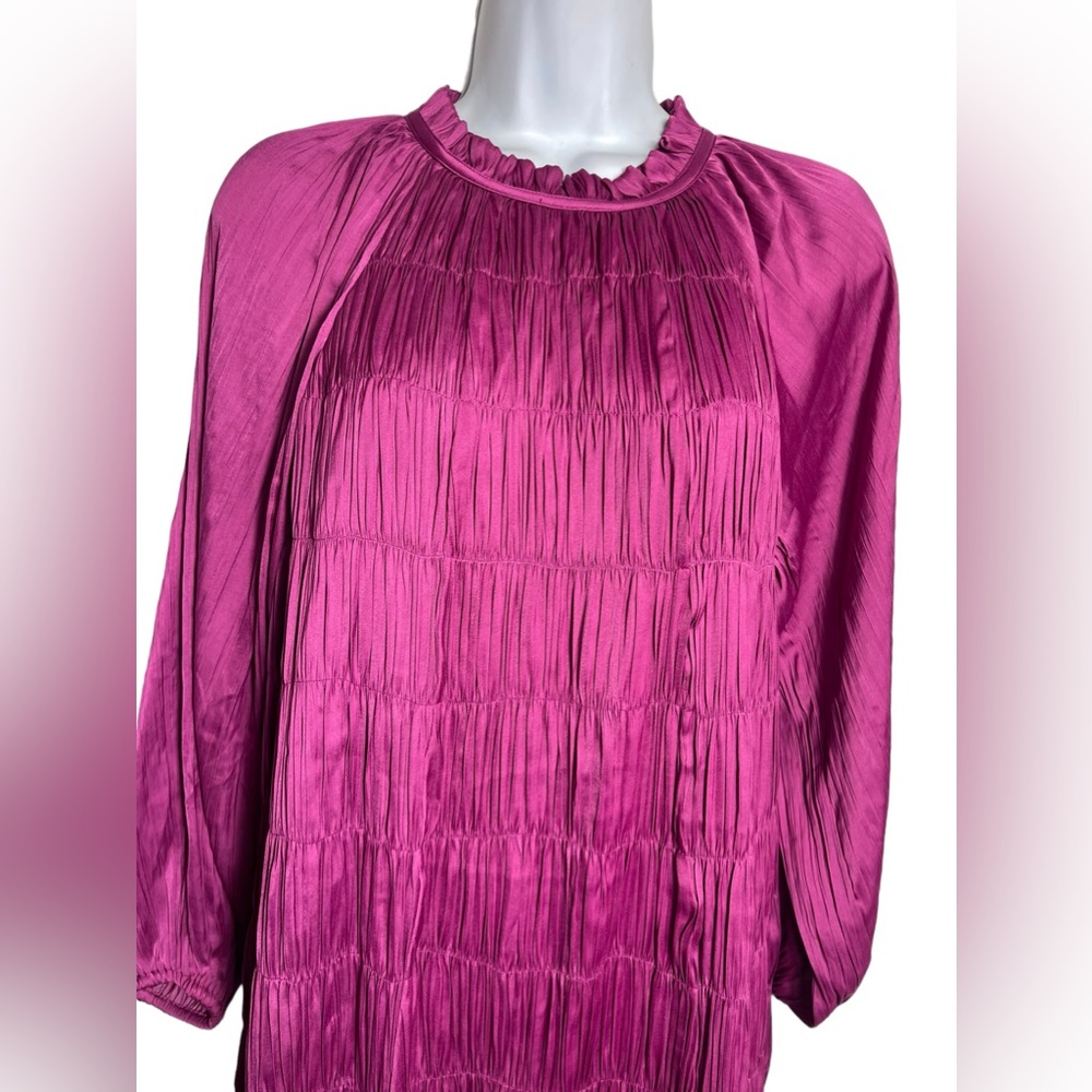 MAEVE by Anthropologie‎ dress size XSP stunning mulberry purple shift dress 🩷 - Picture 2 of 7